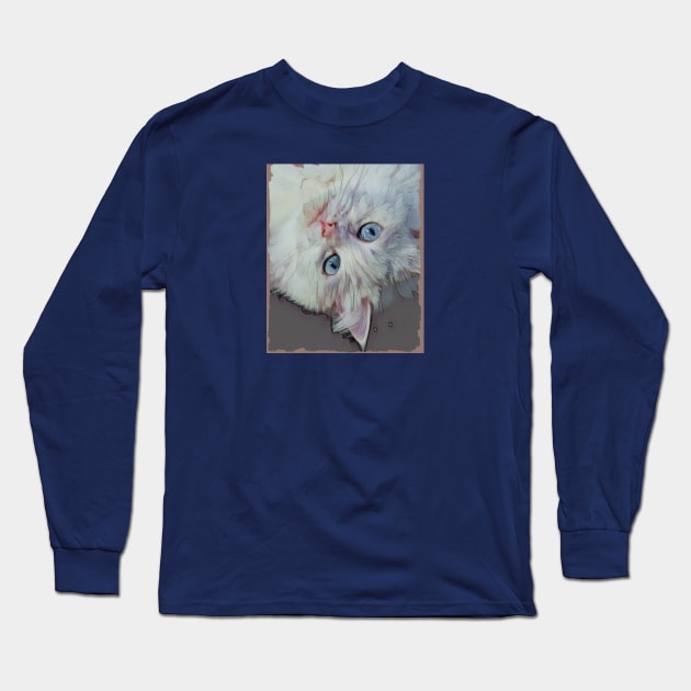 Cute cat Long Sleeve T-Shirt by Kielly